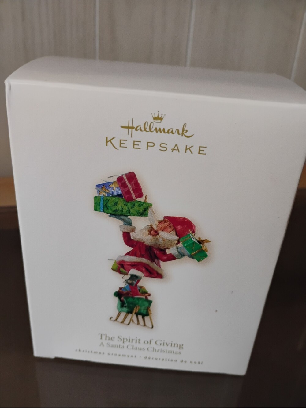 Hallmark Keepsake The Spirit of Giving Santa Claus Christmas Ornament in Box